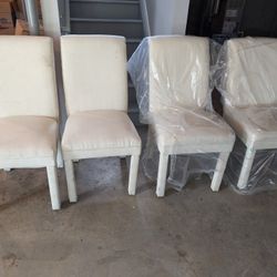 4 Fabric Chairs