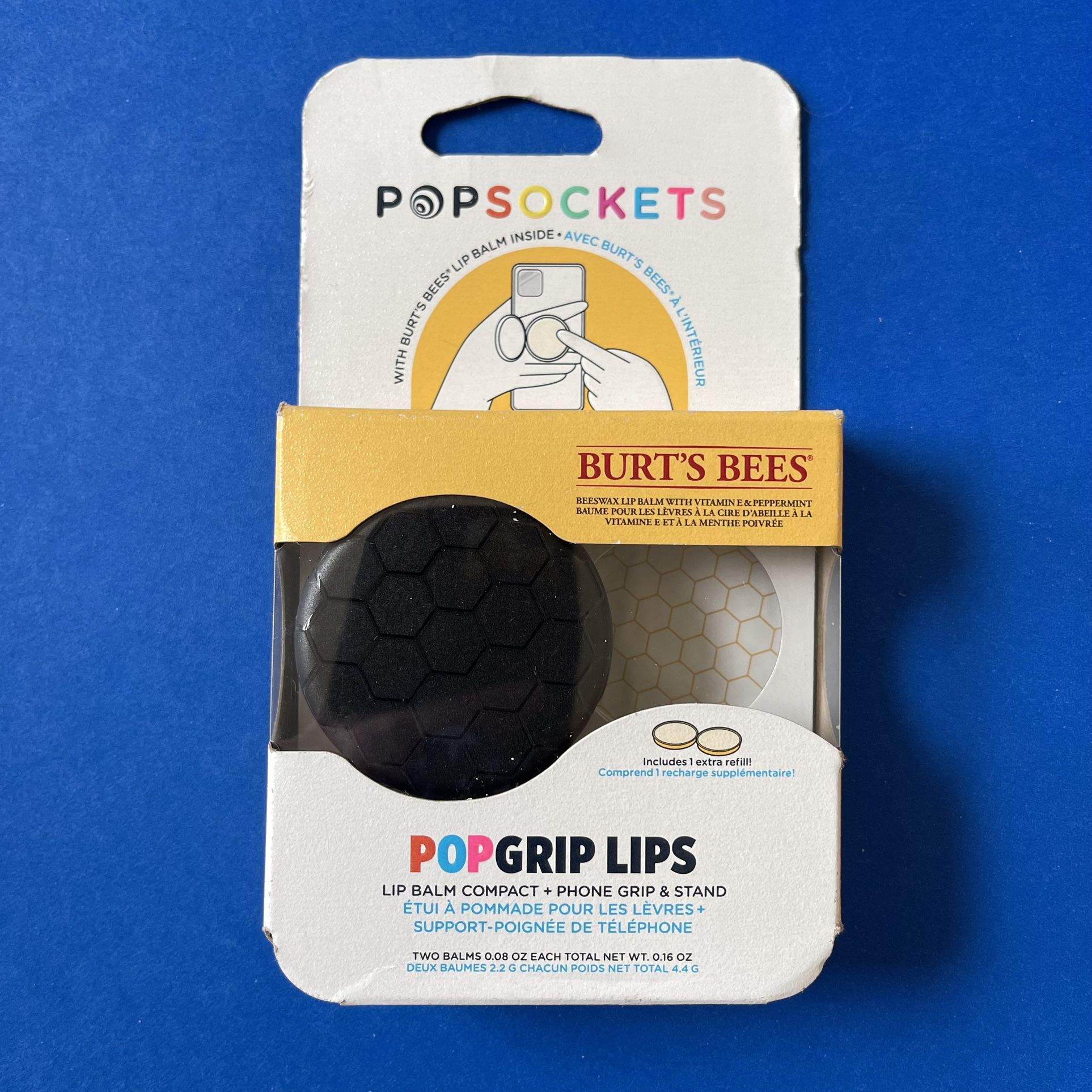 PopSockets PopGrip Lips Cell Phone Grip & Stand - Burt's Bee Logo