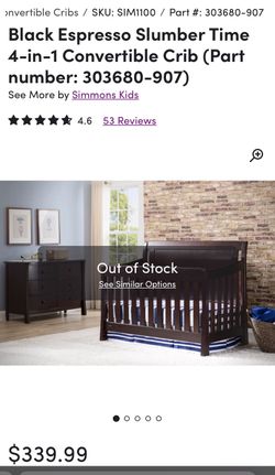 Slumber Time 4-in-1 Convertible Crib