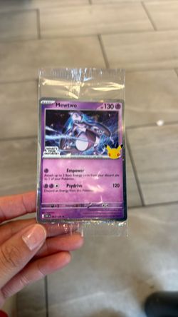 Mewtwo Pokemon 30th Anniversary Celebrations Promo Card Exclusive 063/128