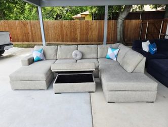 Sofa And Storage Ottoman Brand New York Super Clean And Comfortable 