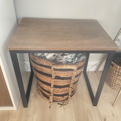 Wood Side Table 