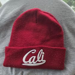 Cali Red Beanie 