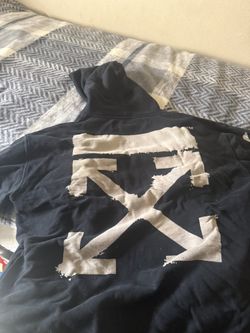 Off white zip up