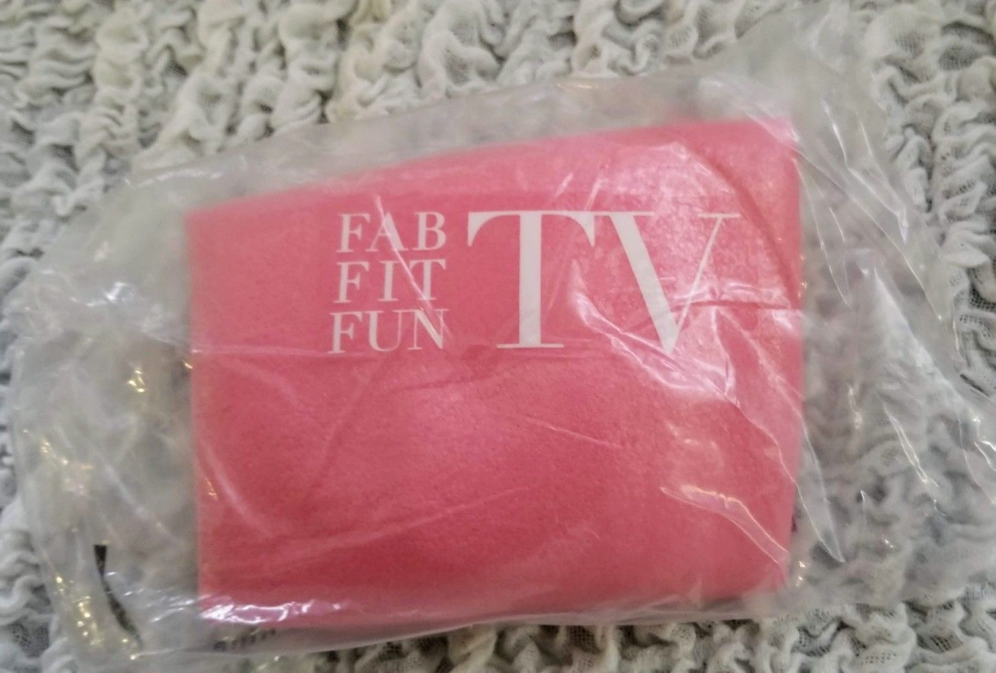 NEW IN PACKAGE Fab Fit Fun TV Pink Fitness Ball Jillian Michaels
