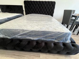 New ✨ Amazing 12” inch Queen Size Eurotop Hybrid Mattress – Medium Firm Support ✨ Shop with $0 Down & Same day Delivery 🚚