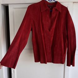 Red Leather Jacket 