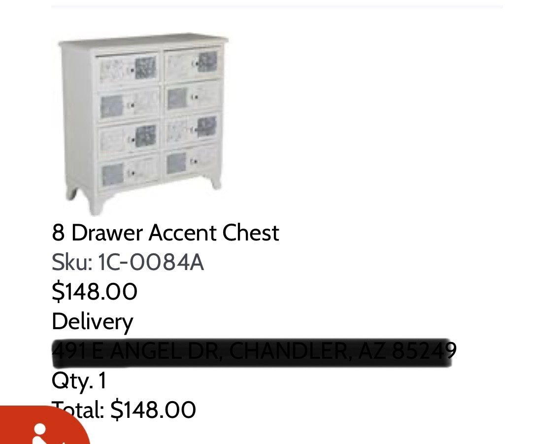8 drawer Accent Chest/ American furniture 