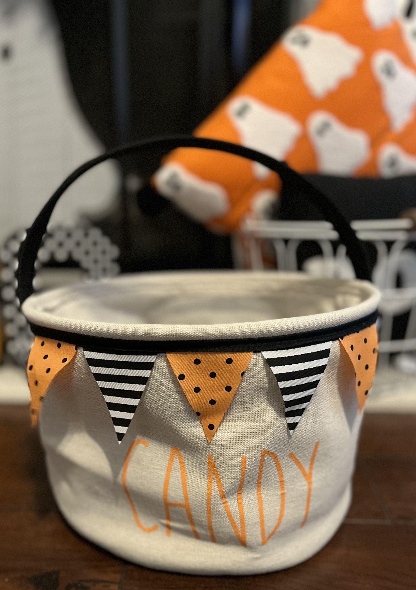 Adorable Halloween Soft Sided Candy Bucket