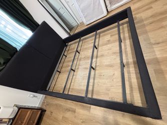 FREE Must pick up! Cal king black bed frame