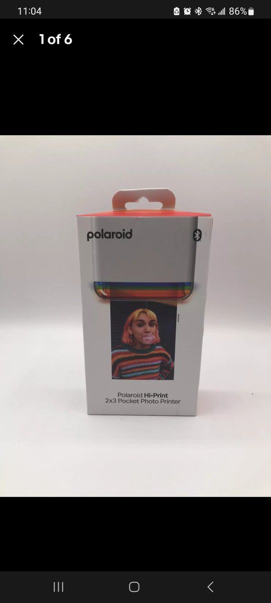 Polaroid Hi-Print Bluetooth 2x3 Pocket Photo Printer