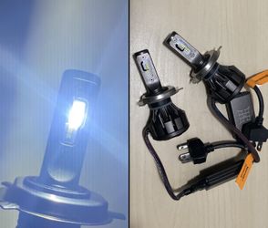 H4 6K Bright White 80000 Lumens LED Lights For $60