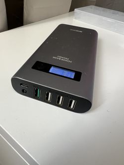 LAptop Smartphone Power Bank, 4 USB ports, Quick Charge 3.0