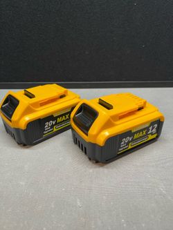 2-Pack 20V MAX 12Ah Lithium-Ion Batteries