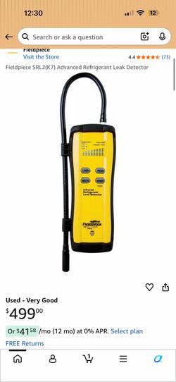 Fieldpiece srl2 refrigerant leak detector