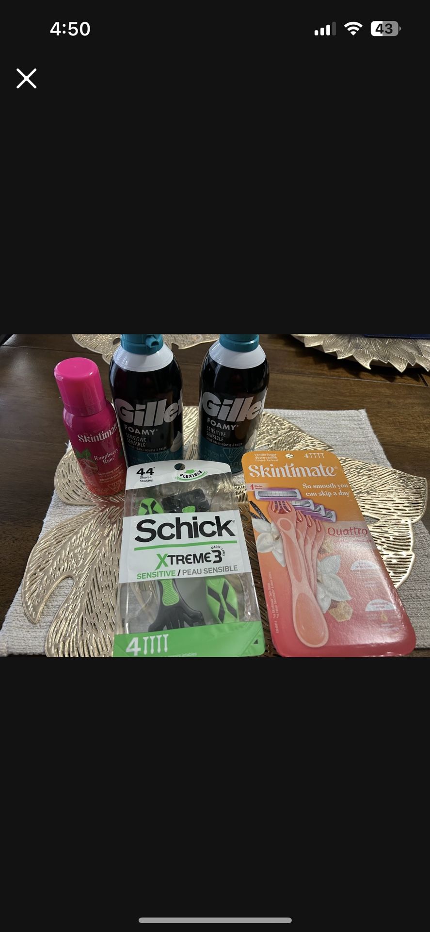 Shaving Gel And Razors