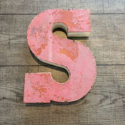 Vintage Metal “S”
