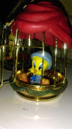 Tweety Bird set of 3 ornament collection