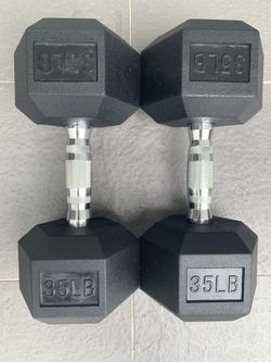 35 lbs weights dumbells