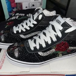 Custom Vans Rhinestone