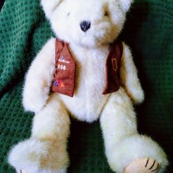 Vintage  Girl Scout Teddy Bear