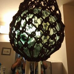 Vintage Floating Hand Blown Fishermans Ball