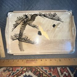 Vintage Japanese Lacquered Tray