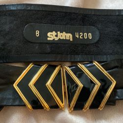 St John Leather Belt (vintage)