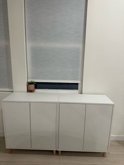2 cabinet with push open close