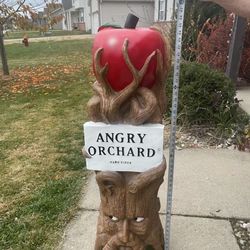 Angry Orchards Tree Statue Display Piece 