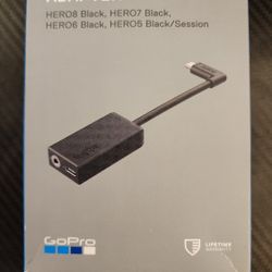 GoPro Pro 3.5mm Mic Adapter for (All HERO Cameras) - Official GoPro Accessory
