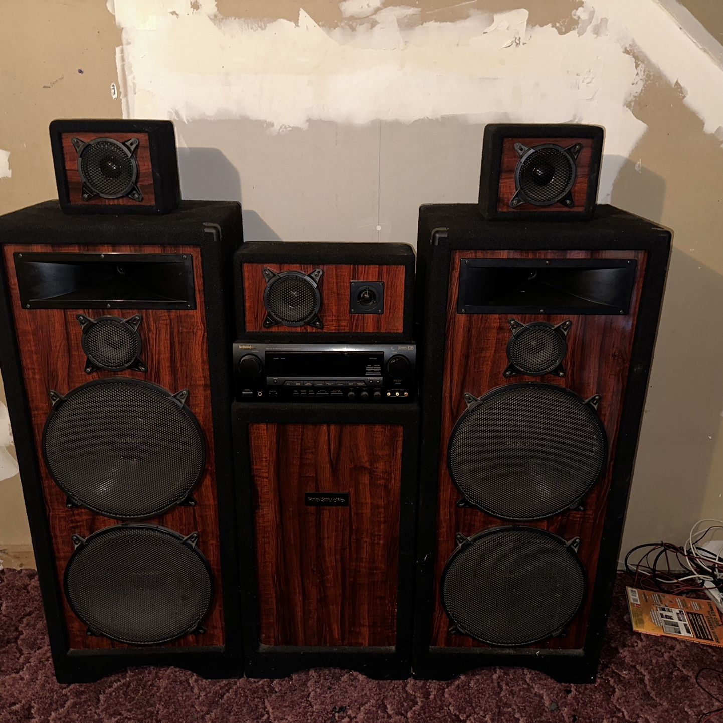 Stereo Techwood Pro Studio Speakers Bluetooth Speaker Techwood Pro Studio  Tower Speakers Techwood Pro