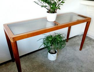 MCM Teak Console Table