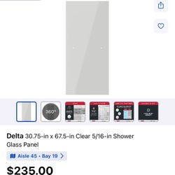 Shower Glass Panel 