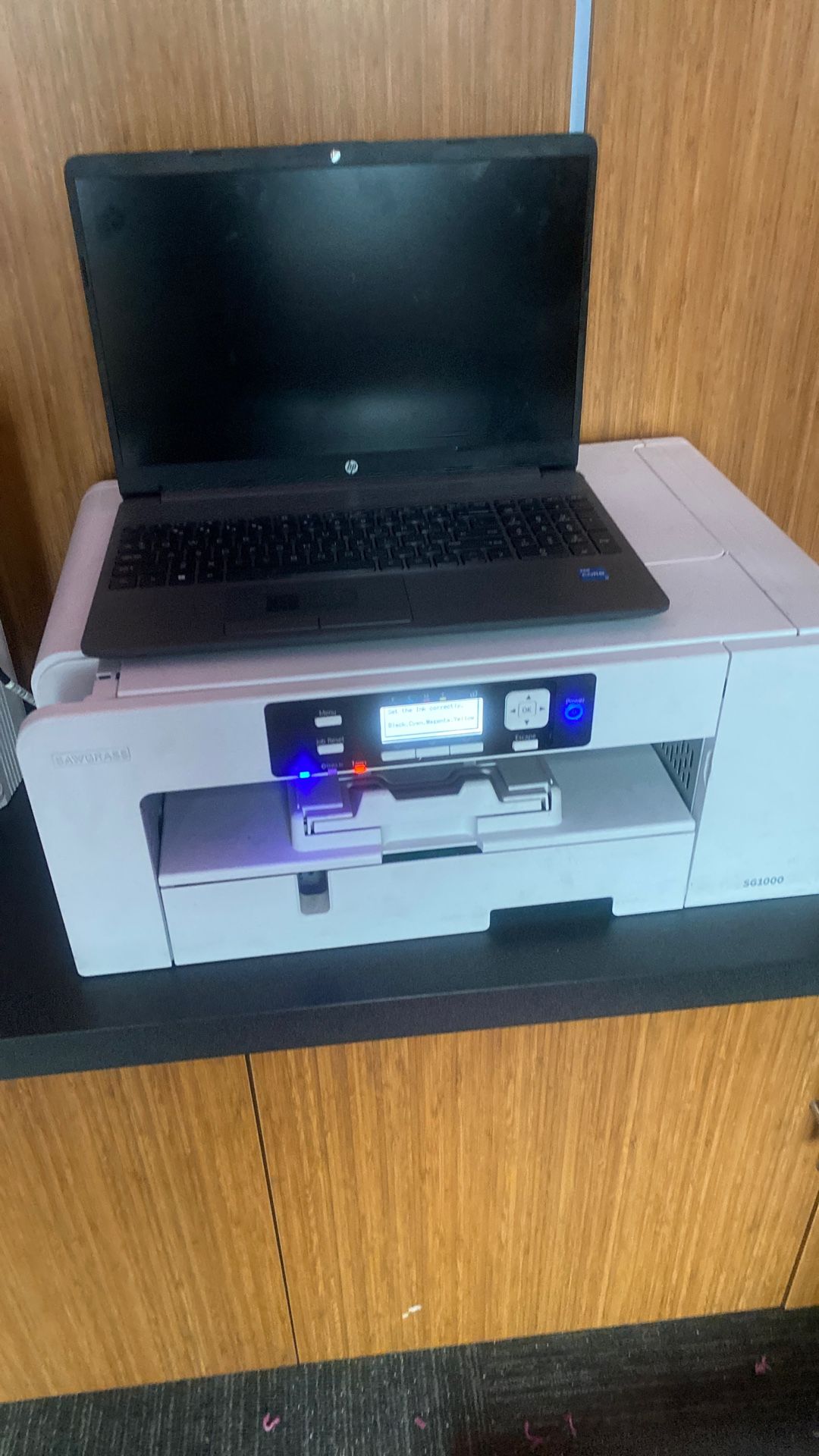 Laptop With Sublimation printer and heat press combo Lots Of Supplies Included