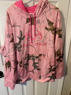 Pink Camoflage Pullover
