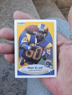 Vintage 1990 Fleer Football Henry Ellard #35-(Fresh Pack) Los Angeles Rams