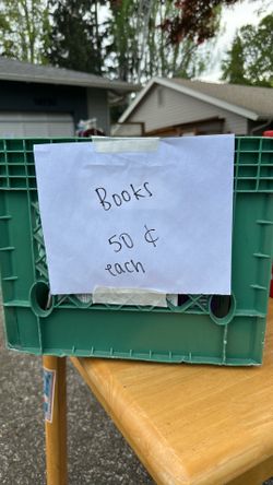 Books .50 each