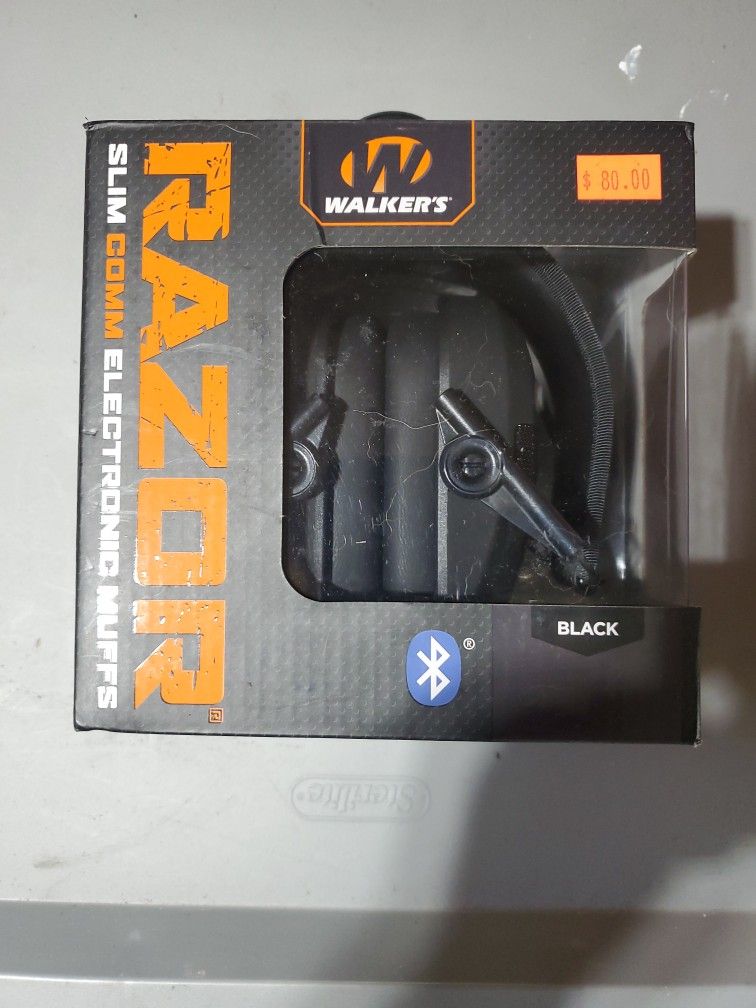 Walkers Razor Slim Comm Electronic Muff S Bluetooth Hearing Protector Black