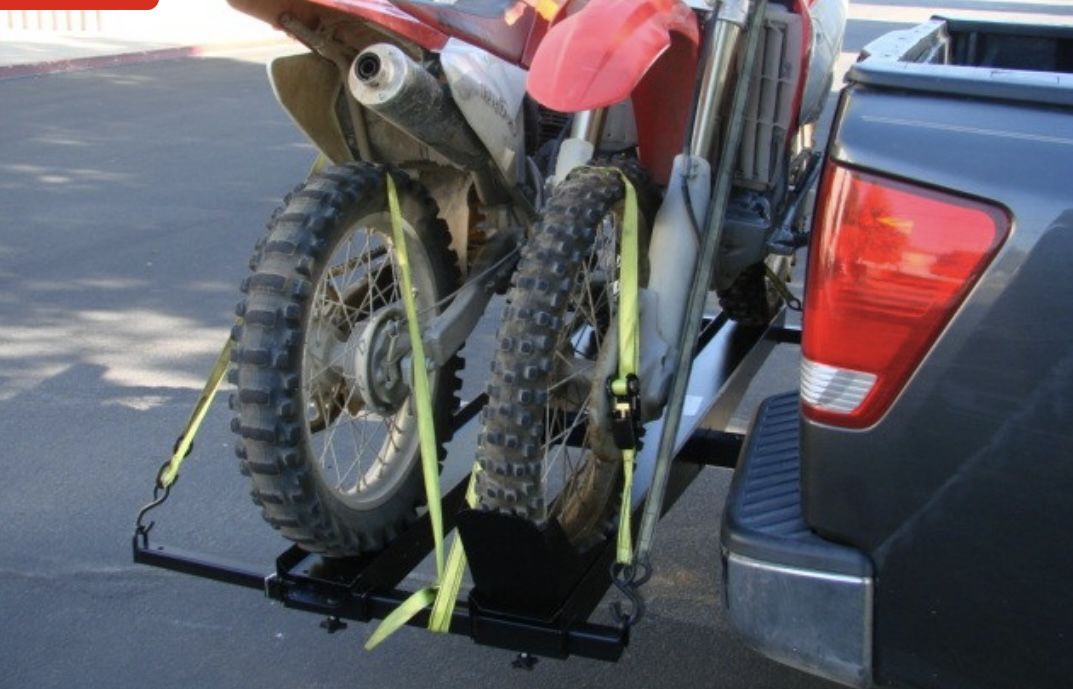 Double Motorcycle Mini Bike Hitch Carrier Motorcycle Trailer Dual