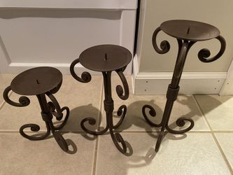 4 candle holders