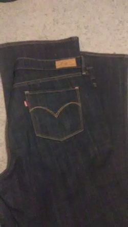 Women's blue levi pants sz 16m