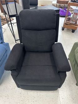 Recliner black chair