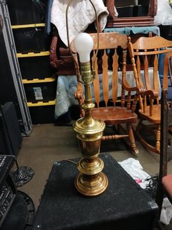Vintage Brass Stiffel Table Lamp , only 1