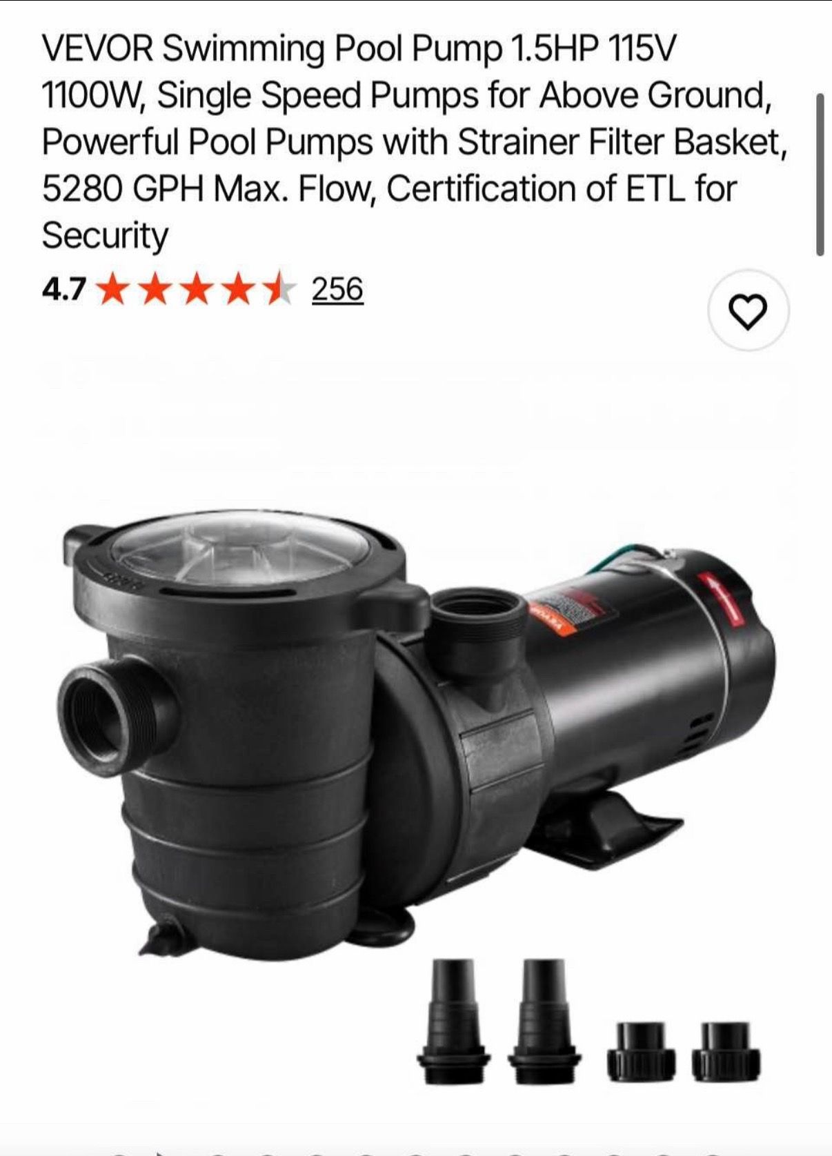 Pool pump