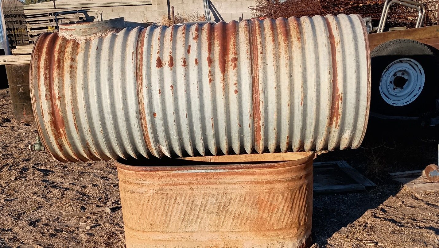 Corrugated Galvanized Steel Water Tank Or Water Butt