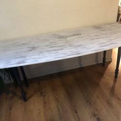 Farmhouse Long Table Drop Leaf Vintage
