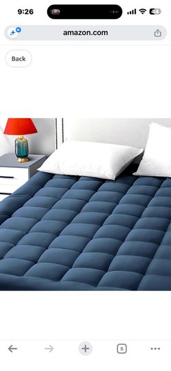 EASELAND Queen Size Mattress Pad Pillow Top Mattress Cover Quilted Fitted Mattress Protector 8-21" Deep Pocket Cooling Mattress Topper (60x80 Inches, 