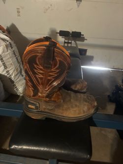 brown leather Ariat Men's Intrepid VentTEK Composite Toe Work Boots