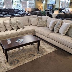 Rawcliffe Parchment 3-Piece Sectional ( sectional couch sofa loveseat options